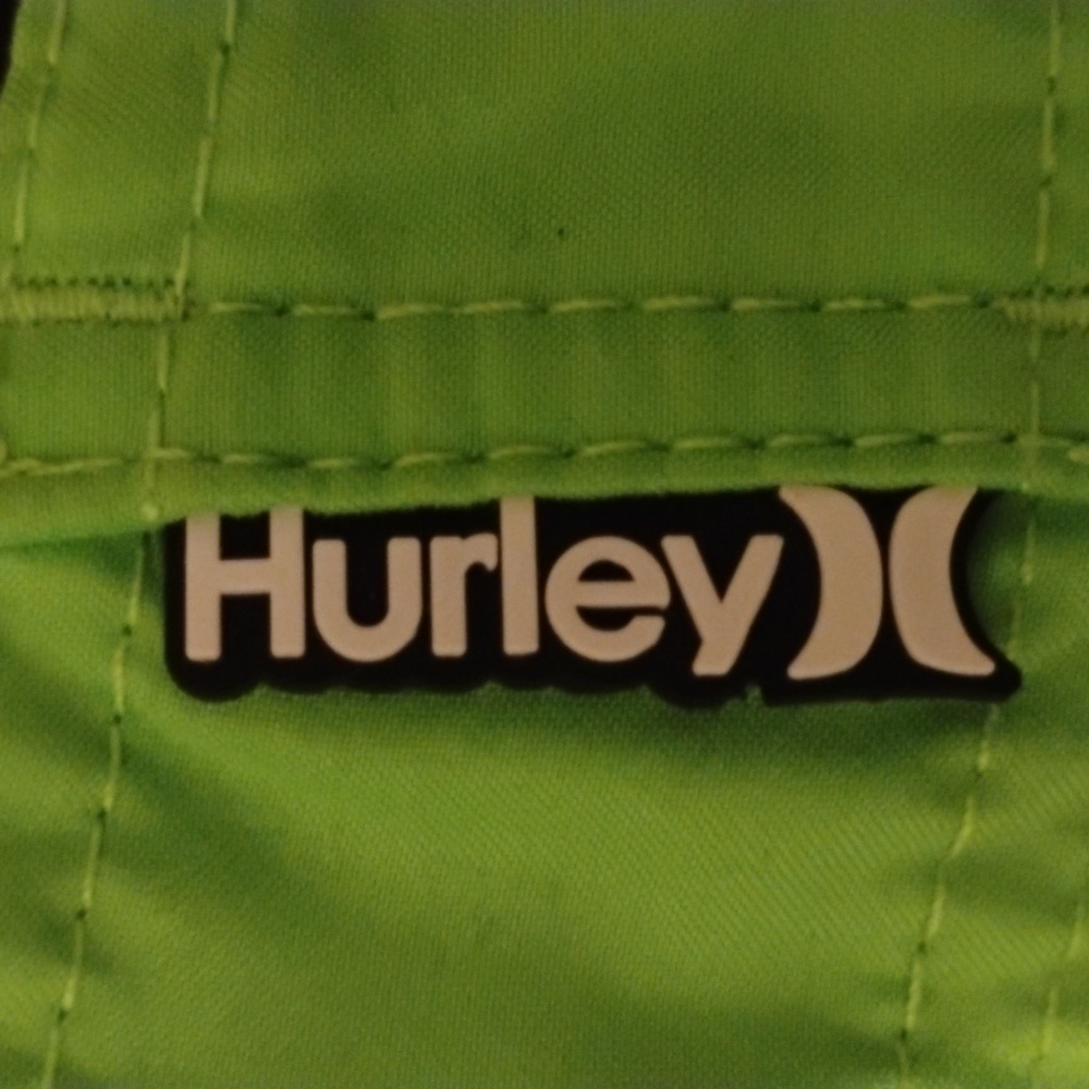 Men's Hurley Green Shorts size M - Picture 5 of 6